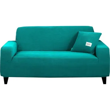 Napínací potah Elastický potah na sedačku geometrický design | dekorace - Jasně zelená , 2 sedadla