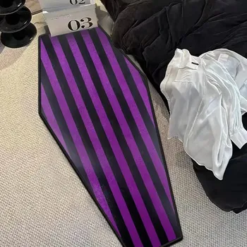 Koberec Strašidelný omyvatelný koberec s lebkou | bytový textil - SJR15 , 50X80CM (1,6X2,6 STOPY)