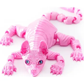 3d kočka soška | dekorace, realistická figurka - Barva 11 , 22 cm