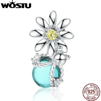 Přívěsek Stříbrný přívěsek na náhrdelník s motivem beruška ebo motýl | přívěsek, korálek - DXC1369