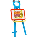 vidaXL Dětská křídová a magnetická tabule 2 v 1