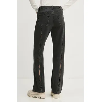 Dámské džíny Džíny PURPLE BRAND SLIM STRAIGHT BACK CUT OUT D1003.SCBL224 černá 99J, vel. 27