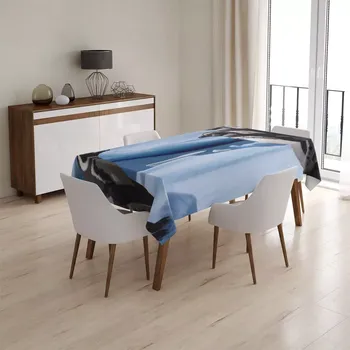 ubrus Sablio Ubrus Tučňáci - 130x130 cm