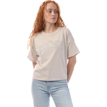 Dámské tričko Tričko DKNY Beige 7403189 S