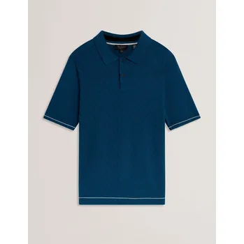 Pánské tričko Tričko Ted Baker Navy 9742240 2XL (6)