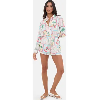 Dámské kraťasy Kraťasy I Saw It First Cream 2945116 16 (XL)