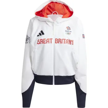 Dámská větrovka Bunda adidas White 7995738 14 (L)