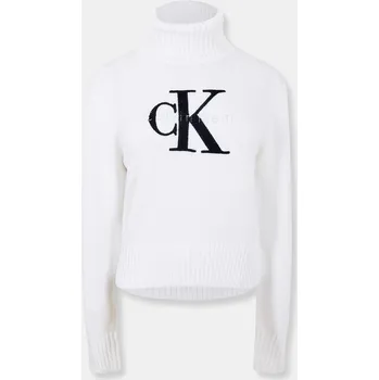 Dámský svetr Šaty Calvin Klein Jeans Brilliant White 1905667 10 (S)