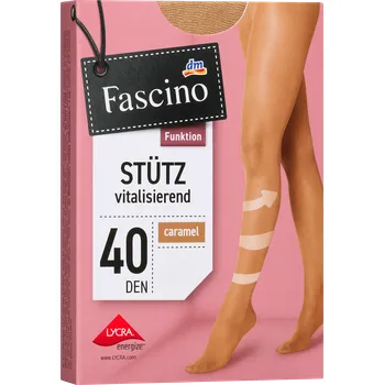 Dámské legíny Fascino podpůrné punčochové kalhoty 40DEN, caramel, vel. 42-44