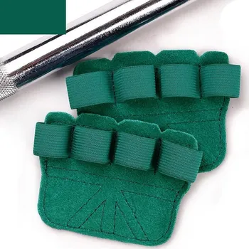 Posilovací kožené rukavice na trénink | fitness 2 ks - Zelený