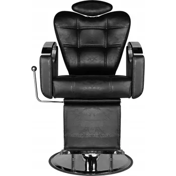 Kadeřnické křeslo Kadeřnické křeslo Activeshop umělá kůže černé