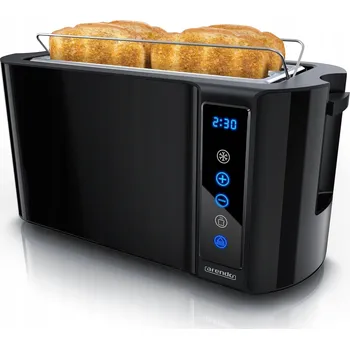 Topinkovač ARENDO Z Nerezové Oceli Toustovač na 4 plátky, dotyková obrazovka, černá