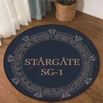 Koberec Měkký kulatý koberec Stargate | bytový textil - 5 , 40x40cm