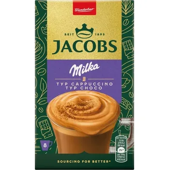 Jacobs Cappuccino Choco Milka Káva 15,8 g x 8 ks