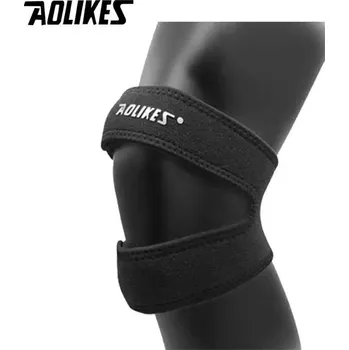 Kolenní ortéza s tlakem a otvorem | ortéza, bandáž - Typ A – černý