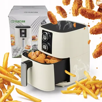 fritéza Frytkownica Beztłuszczowa Air Fryer XXL 5.2L 1500W Velká mísa, 5 programů