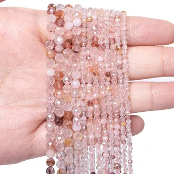 Přírodní kámen Přírodní korálky | šperky - Krystal křemene , 4 mm (přibližně 91 ks)