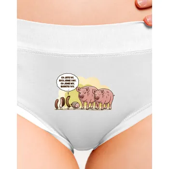 Souprava dámského spodního prádla Bastard Memento dámské kalhotky White