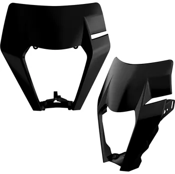 Osvětlení pro motocykl POLISPORT kryt světla přední KTM EXC/EXC-F/XC-W/XCF-W `17-19 barva černá (vzor OEM) (POLISPORT kryt světla přední KTM EXC/EXC-F/XC-W/XCF-W `17-19 barva černá (vzor OEM))