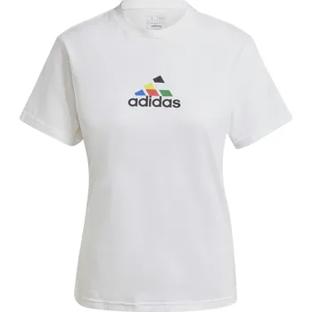 Dámské tričko Tričko adidas White 2880498 12 (M)