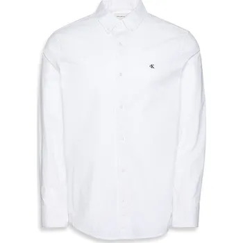 Pánská košile Košile Calvin Klein Jeans Brilliant White 8933639 S