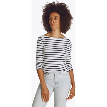 Dámské oblečení Tričko Tommy Hilfiger Dark Navy St 8105735 12 (M)