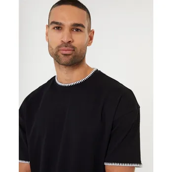 Pánský svetr Svetr Threadbare Black 5000619 Large