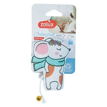 Hračka pro kočku Zolux S.A.S. Hračka kočka CHATOUILLE Myška s věnečkem Zolux