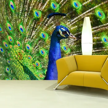 Tapeta Sablio Tapeta Páv - 336x220 cm