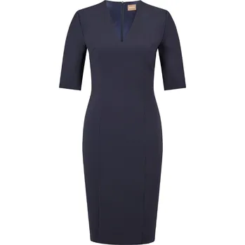 Dámské šaty Šaty BOSS Open Blue 929981 18 (XXXL)