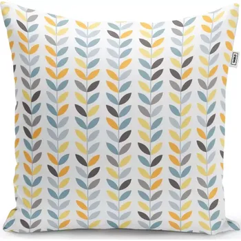 Polštář Sablio Polštář Barevné lístky - 40x40 cm