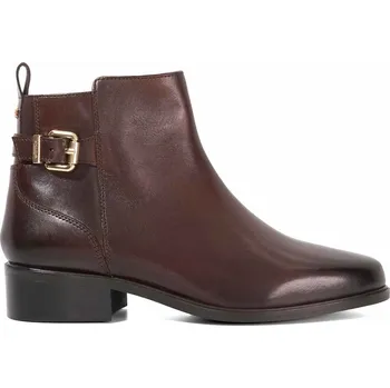 Dámské kozačky Boty Dune London Brown Leather 5872663 7 (40)