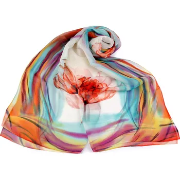 Šátek Letní šátek / šála 50x160 cm, velké, 12 krémová světlá