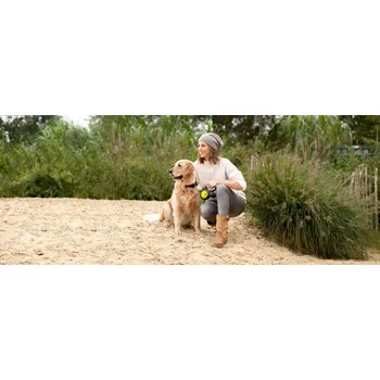 Vodítko pro psa Flexi Vodítko Neon L pásek 5m černo-žluté