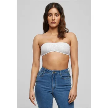 Ladies Laces Bandeau - white XS