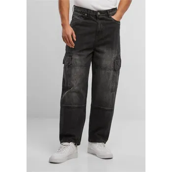 Pánské kalhoty Tapered Heavy Ounce Baggy Cargo Jeans - dirty washed 38