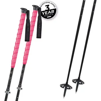 Sjezdová hůlka Hůlky Komperdell BIG ART CARBON Vario 2025/26 110-140 růžová