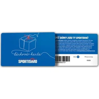 Sběratelská karetní hra Elektronická dárková karta Sportisimo DÁRKOVÁ KARTA 500