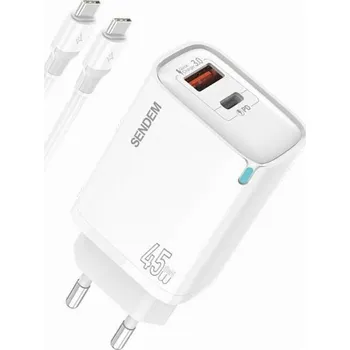 Rychlá nabíječka 45W GaN s USB-C kabelem pro Realme 14 5G