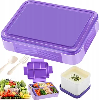 Svačinový box LUNCHBOX CHLADICÍ NÁDOBA NA JÍDLO SVAČINOVÝ BOX KRABIČKA B.BOX 1330 ml