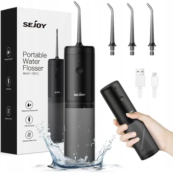 Elektrický zubní kartáček Sejoy Bezdrátový zubní irigátor, elektrický, USB, 3 režimy, IPX7, 140 ml