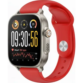 Příslušenství k chytrým hodinkám Řemínek e-smart24 pro Realme, 22 mm, červený