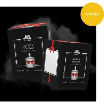 Svíčka Sójová vonná svíčka VANILKA Big Nature 1 ks