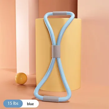 Odporová fitness guma ve tvaru 8 | posilovací pomůcka - Modrý