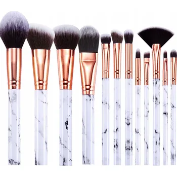Kosmetický štětec Sada 12 štětců na make-up s mramorovým designem Start Makers