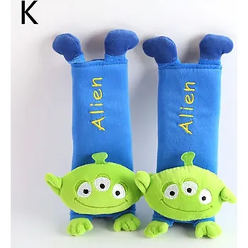 Měkký stitch kryt na bezpečnostní pás | autopříslušenství, dětská ochrana - 12 , jeden pár (2 ks)
