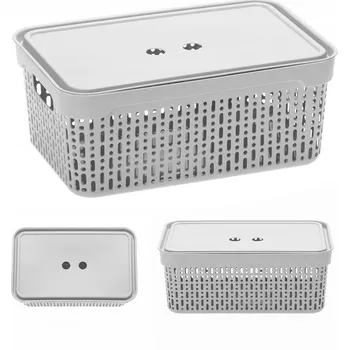 Úložný box Univerzální koš plast šedý