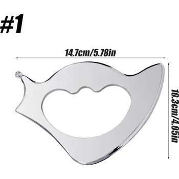 Masážní přístroj Gua sha nerezová škrabka pro masáž | relaxační nástroj - 1