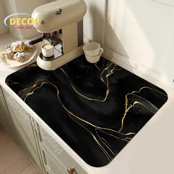 Chňapka Mramorová protiskluzová kuchyňská podložka | bytové doplňky - 13 , 14x14cm