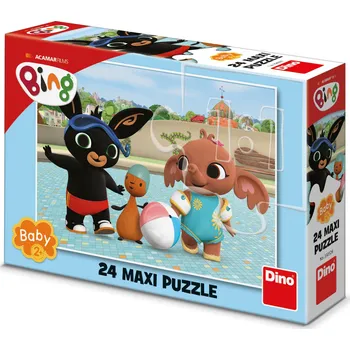 Dino Puzzle Bing u bazénu 24 dílků maxi